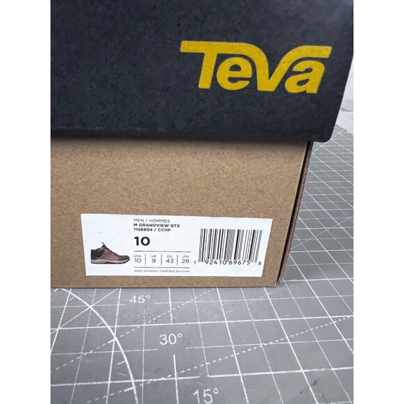 Teva Men’s Grandview GTX Hiking Boots Chocolate Chip Size 10 US New - Picture 6 of 9